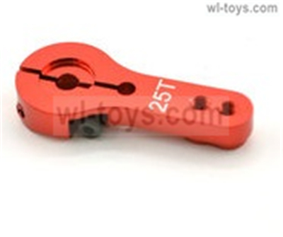 JLB Cheetah Upgade Metal 25T Metal servo arm(1pcs-Orange) Parts,JLB Cheetah Parts,JLB cheetah 1/10 21101 RC Car Parts,JLB Racing Cheetah parts,JLB Racing 21101 parts