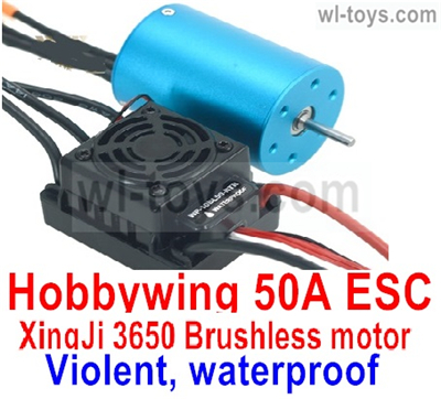 JLB Cheetah 50A ESC Hobbywing and XinjI 3650 Brushless motor Parts(Violent, waterproof),JLB Cheetah Parts,JLB cheetah 1/10 21101 RC Car Parts,JLB Racing Cheetah parts,JLB Racing 21101 parts