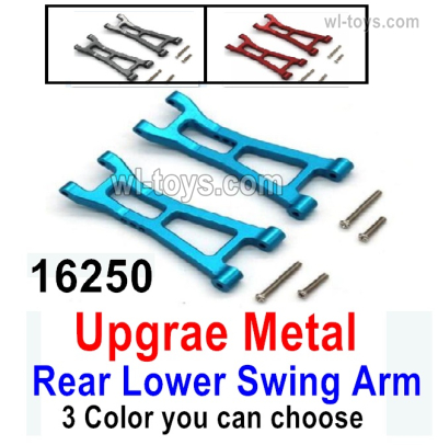 MJX Hyper Go 16207 Upgrade Metal Rear Lower Swing Arm Parts.16250.There are 3 Color you can choose.MJX 16207 1/16 RC Car Replacement Accesories.
