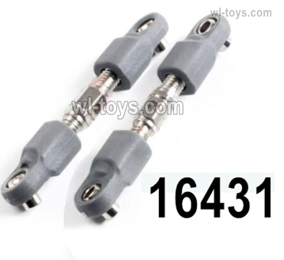 MJX Hyper Go 16207 Parts 16431 Official Steering Rod.Total 2pcs.MJX 16207 1/16 RC Car Replacement Accesories.