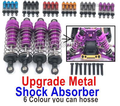 MJX Hyper Go 16207 Upgrade Metal Shock Absorber Parts.Total 4pcs.There are 5 Color you can choose.MJX 16207 1/16 RC Car Replacement Accesories.