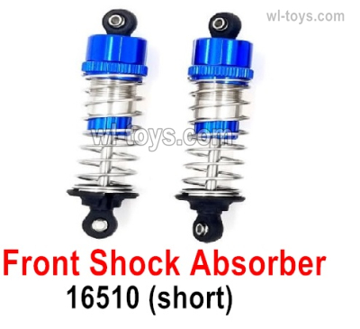 MJX Hyper Go 16207 Parts 16510 Front shock absorbers.The Lencth is Short.Oil-packed Damper.Total 2pcs.MJX 16207 1/16 RC Car Replacement Accesories.
