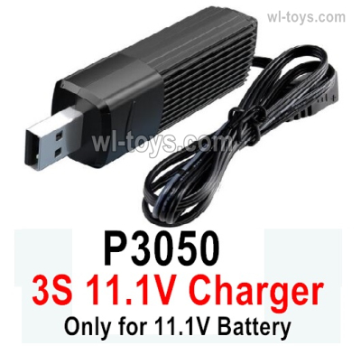 MJX Hyper Go 16207 Parts P3050 11.1V 3S USB Charger.It can only charge the 11.1V 3S Battery.MJX 16207 1/16 RC Car Replacement Accesories.