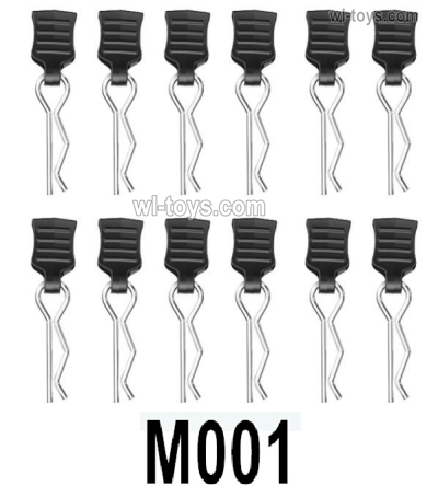 MJX Hyper Go 16208 Parts M001 Body clips for the Body Shell.Total 12pcs.MJX 16207 1/16 RC Car Replacement Accesories.