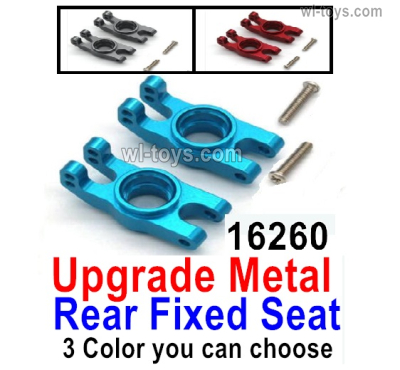 MJX Hyper Go 16208 Upgrade Metal Rear fixed Seat .16260.There are 3 Color you can choose.MJX 16207 1/16 RC Car Replacement Accesories.