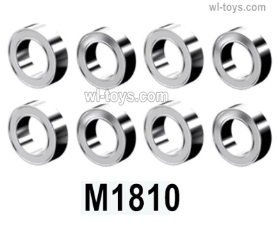 MJX Hyper Go 16208 Parts M1810 Bearings.Total 8pcs.MJX 16207 1/16 RC Car Replacement Accesories.