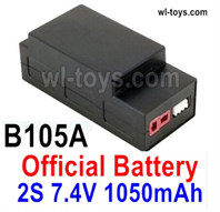 MJX Hyper Go 16209 16210 B105A RC Battery Packs Parts.Official 2S 7.4V 1050mAh Lipo Battery.MJX 16209 162101/16 RC Car Replacement Accesories.