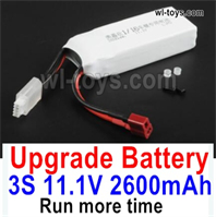 MJX Hyper Go 16209 16210 Upgrade 3S Battery Packs Parts,3S 11.1V 2600mah Battery.Total 1pcs.MJX 16209 162101/16 RC Car Replacement Accesories.