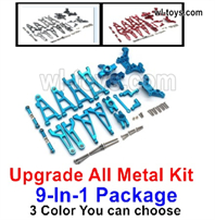 MJX Hyper Go 16209 16210 Upgrade ALL Metal kit Parts.9-In-1 Package.There are 3 Color you can choose.MJX 16209 162101/16 RC Car Replacement Accesories.
