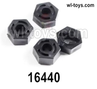 MJX Hyper Go 16209 16210 Parts 16440 Hex wheel seat assembly.Hex Wheel adapter.Total 4pcs.MJX 16209 162101/16 RC Car Replacement Accesories.