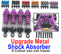 MJX Hyper Go 16209 16210 Upgrade Metal Shock Absorber Parts.Total 4pcs.There are 5 Color you can choose.MJX 16209 162101/16 RC Car Replacement Accesories.