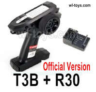 MJX Hyper Go 16209 16210 Parts T3B- 3-Channel 2.4GHz Transmitter and R30 Receiver board.This device has 120m Control Distance.MJX Hyper Go Controller For 16209 16210 16209 16210 16209 16210 Brushless RC Car.MJX 16209 162101/16 RC Car Replacement Accesorie