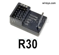 MJX Hyper Go 16209 16210 Parts R30 3-Channel Receiver 120m Distance For 16209 16210 16209 16210 16209 16210 Brushless RC Car.MJX 16209 162101/16 RC Car Replacement Accesories.