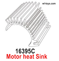 MJX Hyper Go 16209 16210 Parts 16395C Motr heat sink for the Brushless motor.MJX 16209 162101/16 RC Car Replacement Accesories.
