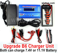 MJX Hyper Go 16209 16210 Upgrade B6 Charger unit.It can charge 6pcs 2s or 3s battery at the same time.It includes the Power,B6 Charger ,1-To-6 Parallel charging Board.MJX 16209 162101/16 RC Car Replacement Accesories.