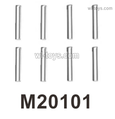 MJX Hyper Go 14301 14302 Parts M20101 Wheel Hex Pin.2X10mm.Fixed Pin for the Hex Wheel adapter.Total 8pcs.MJX Hyper Go 14301 14302 RC Car Replacement Accesories.