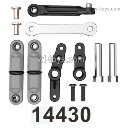 MJX Hyper Go 14301 14302 Parts 14430 Steering Assembly,Steering Transmission Set.MJX Hyper Go 14301 14302 RC Car Replacement Accesories.