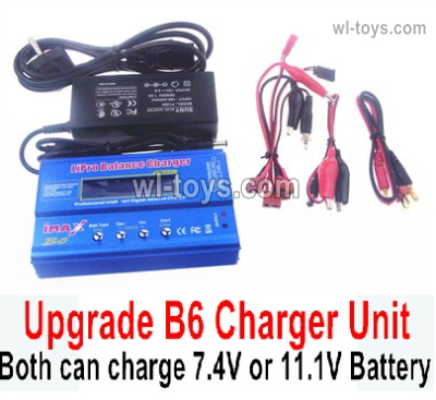 MJX Hyper Go 14301 14302 Parts Upgrade B6 Balance charger and Power Charger unit.It can charge 2S 7.4v or 3S 11.1V Battery.MJX Hyper Go 14301 14302 RC Car Replacement Accesories.