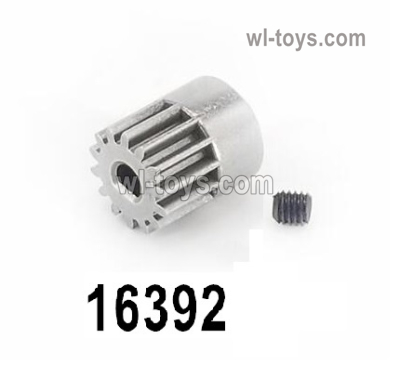 MJX Hyper Go H16 H16E H16H H16P Parts 16392 Motor gear for the 390 Brush Motor.MJX H16 H16E H16H H16P RC Car Replacement Accesories.