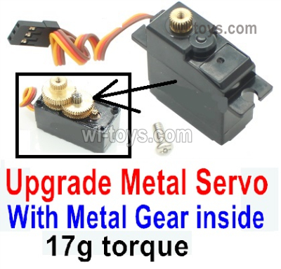 MJX Hyper Go H16 H16E H16H H16P Parts Upgrade Metal Servo-17g Servo With Metal Gear insde.MJX H16 H16E H16H H16P RC Car Replacement Accesories.