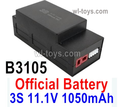 MJX Hyper Go H16BM H16GT H16DR Parts B3105 Lipo Battery.Official 3S 11.1V 1050mAH Battery.MJX H16BM H16GT H16DR RC Car Replacement Accesories.