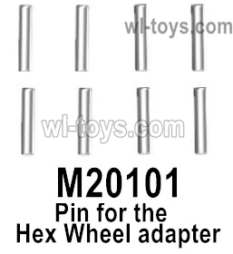 MJX Hyper Go H16BM H16GT H16DR Parts M20101 Pin for the Hex Wheel seat.2X10mm.Fixed Pin for the Hex Wheel adapter.MJX H16BM H16GT H16DR RC Car Replacement Accesories.