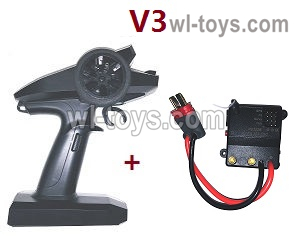MJX Hyper Go H16BM H16GT H16DR Parts T20 Remote control and RE352 ESC Receiver board.It can be used for the H16 V1 V2 V3 Version,aLso fit for the H16E H16H H16P RC Truck.MJX H16BM H16GT H16DR RC Car Replacement Accesories.