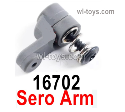 MJX Hyper Go H16BM H16GT H16DR Parts 16702 Steering gear swing arm assembly.MJX H16BM H16GT H16DR RC Car Replacement Accesories.