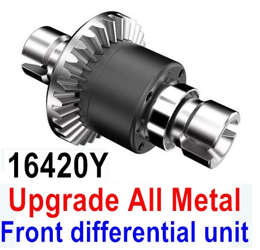 MJX Hyper Go H16BM H16GT H16DR Parts  16420Y Upgrade ALL Metal Front differential unit.MJX H16BM H16GT H16DR RC Car Replacement Accesories.