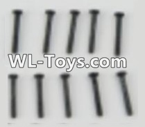 PXtoys 9300 Spare parts P88002 Round Head screws(10pcs)-1.8x14mm,PXtoys 9300 RC Car Parts,PXtoys 9300 RC Truck Spare parts Accessories,1:18 4WD High Speed Buggy Parts