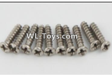 PXtoys 9300 Spare parts P88004 Round Head screws(10pcs)-2.3x8mm,PXtoys 9300 RC Car Parts,PXtoys 9300 RC Truck Spare parts Accessories,1:18 4WD High Speed Buggy Parts