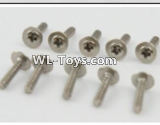 PXtoys 9300 Spare parts P88008 Cup head screws(10pcs)-2.3x10mm,PXtoys 9300 RC Car Parts,PXtoys 9300 RC Truck Spare parts Accessories,1:18 4WD High Speed Buggy Parts