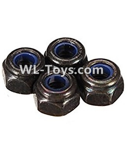 PXtoys 9300 Spare parts P88021 M3 Anti loose nut(4pcs),PXtoys 9300 RC Car Parts,PXtoys 9300 RC Truck Spare parts Accessories,1:18 4WD High Speed Buggy Parts