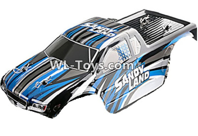 PXtoys 9300 Spare parts-23-01 RC Car shell,rc truck canopy shell-Blue,PXtoys 9300 RC Car Parts,PXtoys 9300 RC Truck Spare parts Accessories,1:18 4WD High Speed Buggy Parts