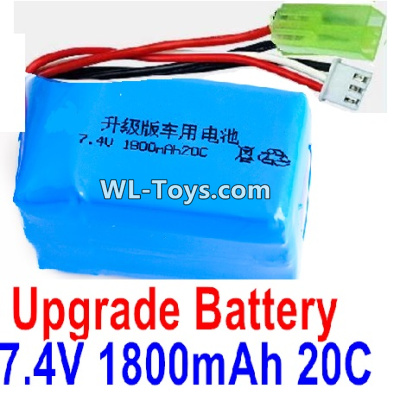 PXtoys 9300 Spare parts-32-02 Upgrade 7.4V 1800MAH Battery(1pcs)-Szie-57X30X30mm,Weight-97g,PXtoys 9300 RC Car Parts,PXtoys 9300 RC Truck Spare parts Accessories,1:18 4WD High Speed Buggy Parts