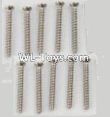PXtoys 9301 Spare parts P88001 Round Head screws(10pcs)-2.3x15mm,PXtoys 9301 RC Car Parts,PXtoys 9301 RC Truck Spare parts Accessories,1:18 4WD High Speed Buggy Parts