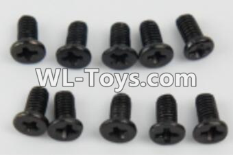 PXtoys 9301 Spare parts P88006 Flat head screws(10pcs)-2.5x6mm,PXtoys 9301 RC Car Parts,PXtoys 9301 RC Truck Spare parts Accessories,1:18 4WD High Speed Buggy Parts