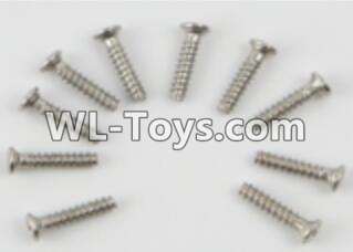 PXtoys 9301 Spare parts P88007 Flat head screws(10pcs)-2.3x10mm,PXtoys 9301 RC Car Parts,PXtoys 9301 RC Truck Spare parts Accessories,1:18 4WD High Speed Buggy Parts