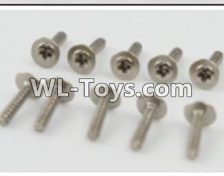 PXtoys 9301 Spare parts P88008 Cup head screws(10pcs)-2.3x10mm,PXtoys 9301 RC Car Parts,PXtoys 9301 RC Truck Spare parts Accessories,1:18 4WD High Speed Buggy Parts