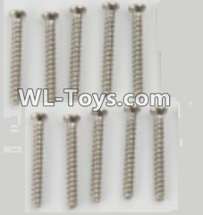 PXtoys 9302 Spare parts P88001 Round Head screws(10pcs)-2.3x15mm,PXtoys 9302 RC Car Parts,PXtoys 9302 RC Truck Spare parts Accessories,1:18 4WD High Speed Buggy Parts