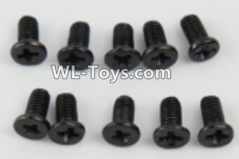 PXtoys 9302 Spare parts P88006 Flat head screws(10pcs)-2.5x6mm,PXtoys 9302 RC Car Parts,PXtoys 9302 RC Truck Spare parts Accessories,1:18 4WD High Speed Buggy Parts