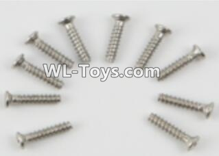 PXtoys 9302 Spare parts P88007 Flat head screws(10pcs)-2.3x10mm,PXtoys 9302 RC Car Parts,PXtoys 9302 RC Truck Spare parts Accessories,1:18 4WD High Speed Buggy Parts