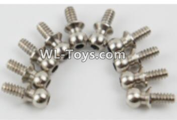 PXtoys 9302 Spare parts P88010 1.5 Ball head(10pcs),PXtoys 9302 RC Car Parts,PXtoys 9302 RC Truck Spare parts Accessories,1:18 4WD High Speed Buggy Parts