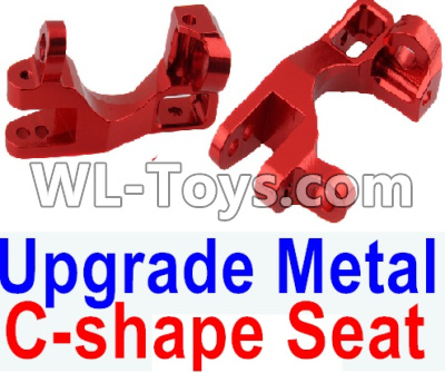 REMO HOBBY 1021 1025 Parts-101-01 Upgrade Metal C-shape Seat(2pcs)-Red,REMO HOBBY 1021 Rc Car Spare Parts Replacement Accessories,1021 1:10 Scale BRUSHED RC Racing Truck Parts rc off-road car Parts,Truck Car Parts