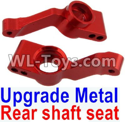 REMO HOBBY 1021 1025 Parts-104-01 Upgrade Metal Rear shaft seat(2pcs)-Red,REMO HOBBY 1021 Rc Car Spare Parts Replacement Accessories,1021 1:10 Scale BRUSHED RC Racing Truck Parts rc off-road car Parts,Truck Car Parts
