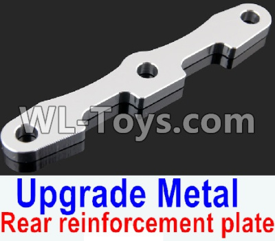 REMO HOBBY 1025 Parts-106-02 Upgrade Metal SLA004 Rear reinforcement plate,Rear metal swing arm holder-Silver,REMO HOBBY 1025 Rc Car Spare Parts Replacement Accessories,1025 1:10 Scale BRUSHED RC Racing Truck Parts rc off-road car Parts,Truck Car Parts