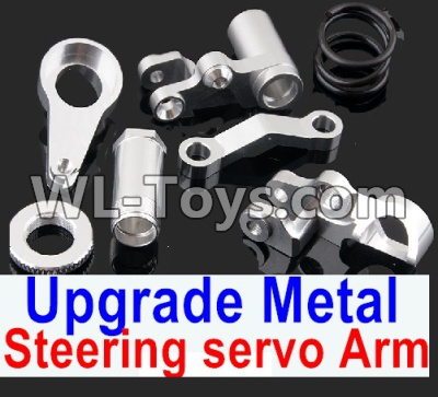 REMO HOBBY 1025 Parts-113-02 Upgrade Metal Steering servo arm-Silver,REMO HOBBY 1025 Rc Car Spare Parts Replacement Accessories,1025 1:10 Scale BRUSHED RC Racing Truck Parts rc off-road car Parts,Truck Car Parts