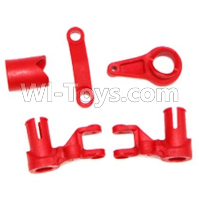 REMO HOBBY 1025 Parts-21-02 RP2029 Steering buffer assembly-Red,REMO HOBBY 1025 Rc Car Spare Parts Replacement Accessories,1021 1:10 Scale BRUSHED RC Racing Truck Parts rc off-road car Parts,Truck Car Parts