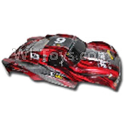 REMO HOBBY 1021 Parts-49-02 D2902 Car canopy,Car Shell-Red,REMO HOBBY 1021 Rc Car Spare Parts Replacement Accessories,1021 1:10 Scale BRUSHED RC Racing Truck Parts rc off-road car Parts,Truck Car Parts