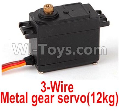 REMO HOBBY 1021 Parts-54-02 E9821 Upgrade 3-Wire Metal gear servo(12kg),REMO HOBBY 1021 Rc Car Spare Parts Replacement Accessories,1021 1:10 Scale BRUSHED RC Racing Truck Parts rc off-road car Parts,Truck Car Parts